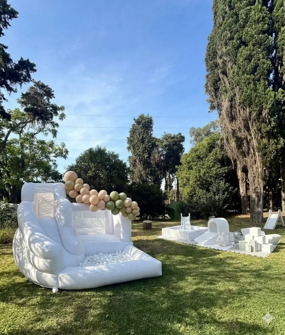 alquiler inflables blancos en zona norte
